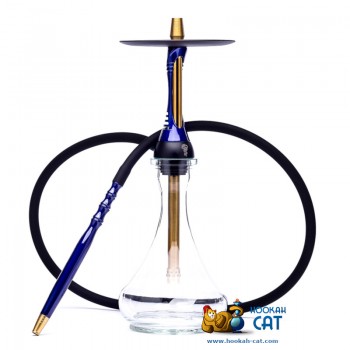 Кальян Alpha Hookah Model S Dark Blue (Альфа Хука Модель С Синий Лаковый) - фото 1